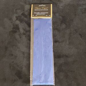 BRUNO CAPELO FASHION 3 PLEAT SATIN HAT BAND. ROYAL.